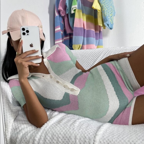 New Knit romper BLOGGER'S FAVE! - Picture 1 of 11